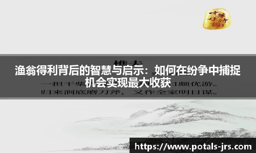 渔翁得利背后的智慧与启示：如何在纷争中捕捉机会实现最大收获